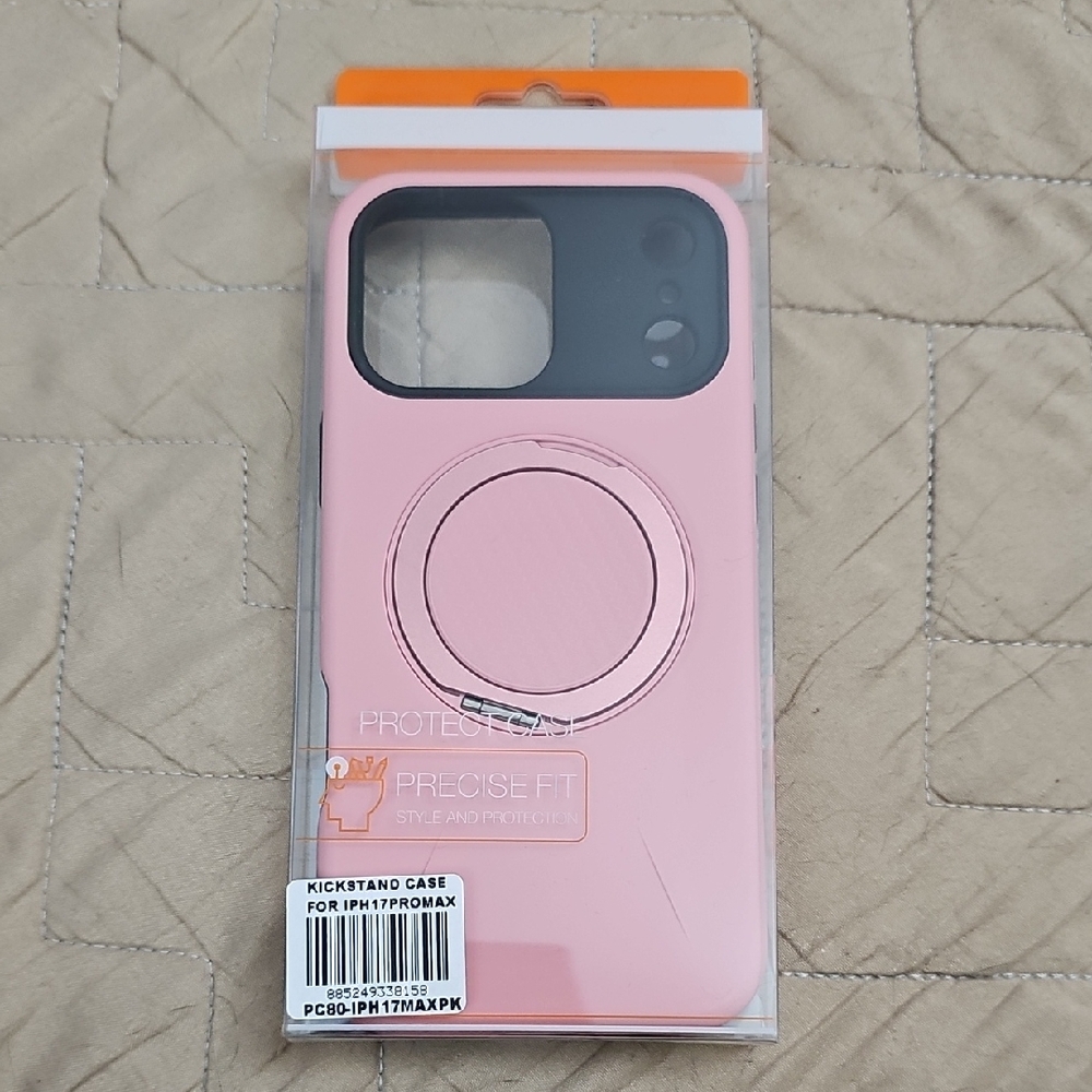 Pink Kickstand Case for iPhone 17 Pro Max